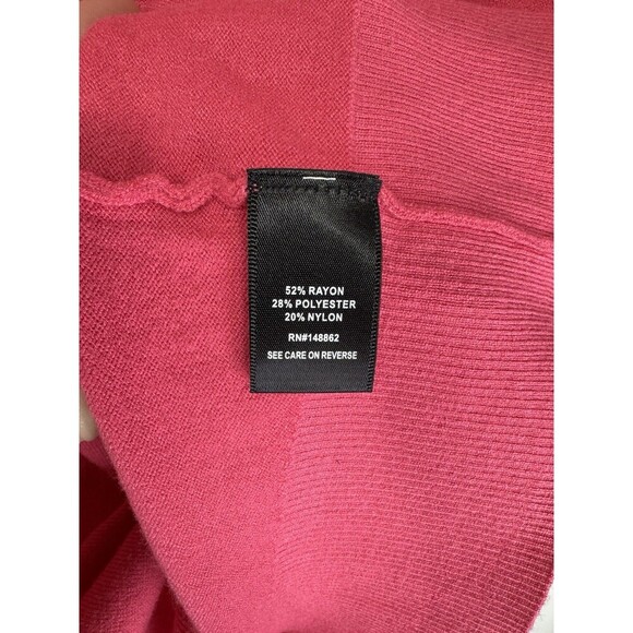 NWT Torrid Everyday Soft Cardigan Sweater Womens 3X Honeysuckle Pink Button Crew - Picture 4 of 8